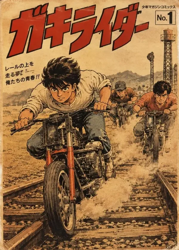 柚子漫画作品《铁轨德比》封面
