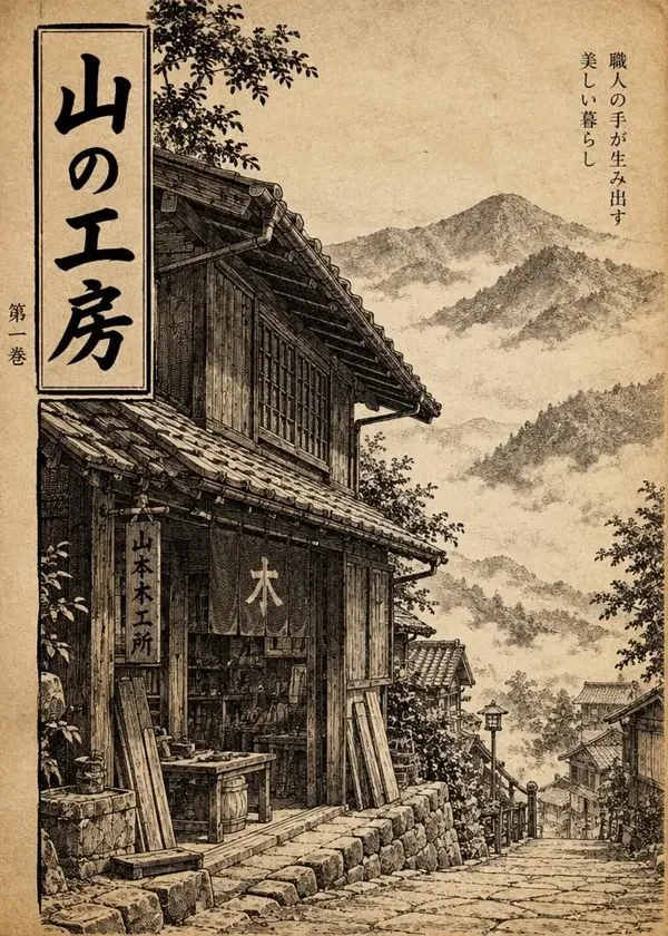 柚子漫画作品《山城老铺》封面
