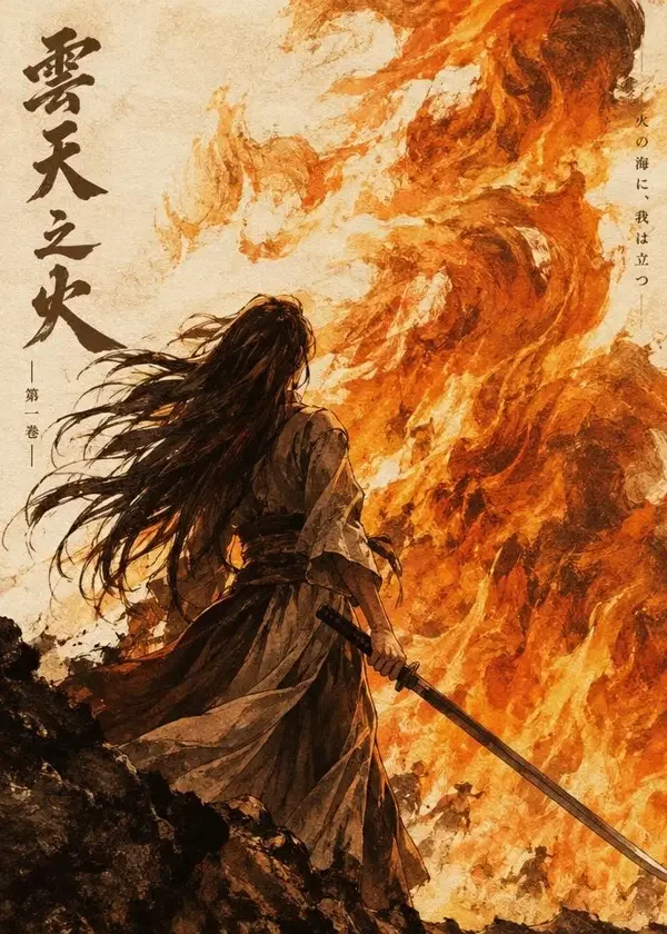柚子漫画作品《火海剑歌》封面